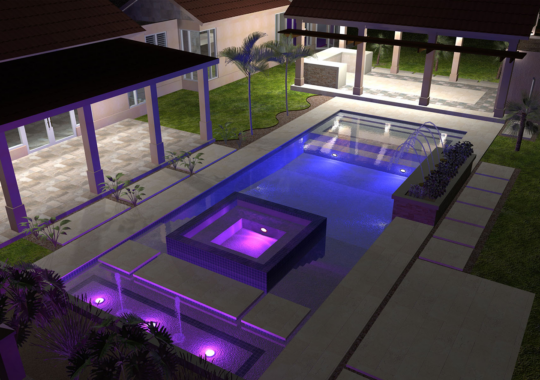 Piscina Y Terraza Santiago